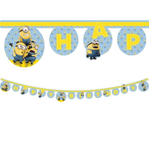 Procos Minions "Happy Birthday" Banner