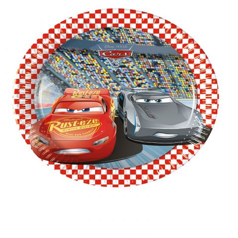 Procos Cars 3 Paper Plates 20 Cm (8 Pieces)