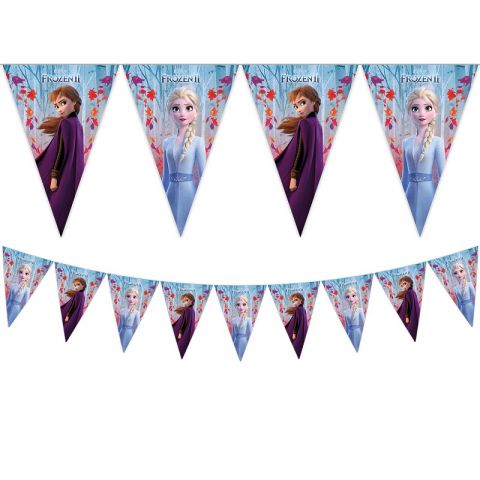 Procos Frozen 2 Triangle Flag Banner (9 Flags)