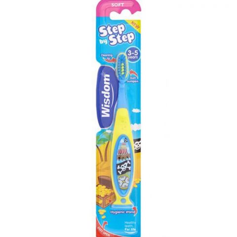 Wisdom Step By Step Kids Toothbrush 3-5 Years