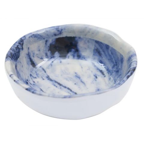 Dynasty Melamine Blue Round Dish
