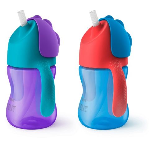 Philips Avent BENDY Straw Cup with Flip Top 9m+ Boys / Girl 