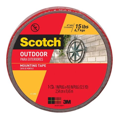 3M Scotch Outdoor Mounting Tape 411-long 25mmx11.4m