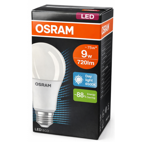 Osram 865 230VE27 LED Lamp 9 W - 3 Pieces