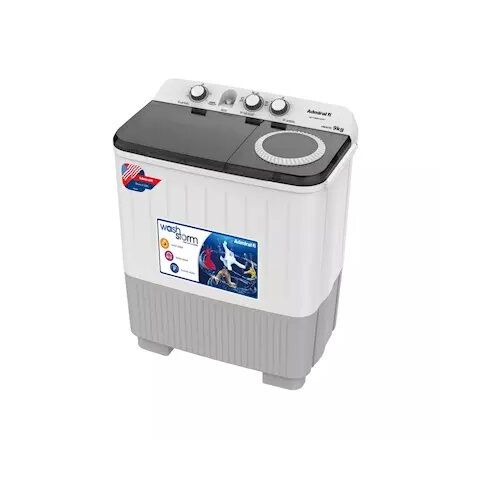 Admiral Twin Tub Washer, 9 KG Wash Capacity-White 