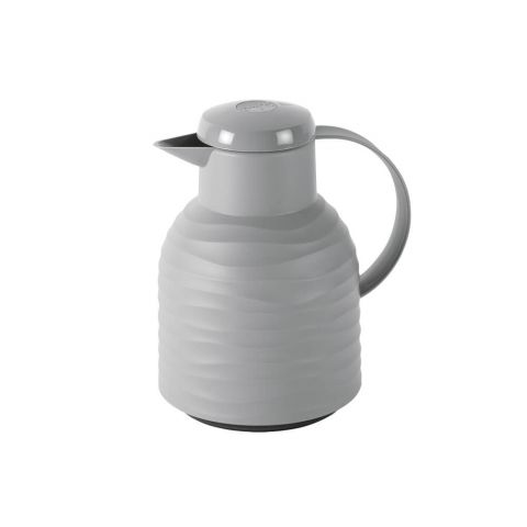 Emsa Samba Wave Quick Press Vacuum Flask 1 L Grey