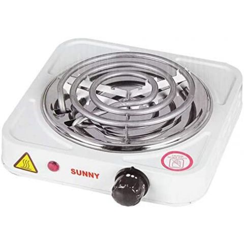 Electric G-Coil Hot Plate with Chrome Finish for Instant Heating