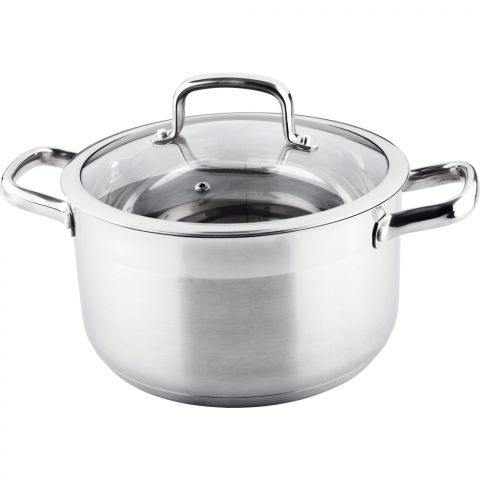 Lamart Prestige Stainless Steel Pot with Glass Lid