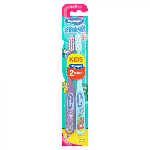 Wisdom Start! Soft Toothbrush 3+ Twin Pack