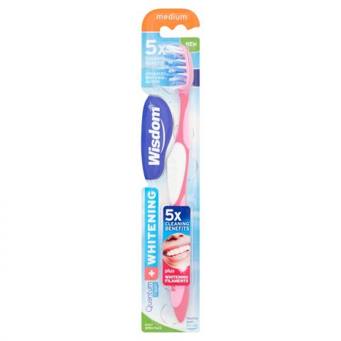 Wisdom Quantum Clean + Whitening Toothbrush - Medium