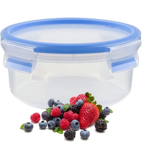 Tefal Masterseal Fresh Storage Container, Round, 0.85 Lt. - Blue