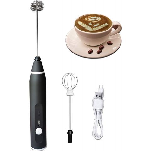 Rechargeable USB Speed Adjustable Milk Frother