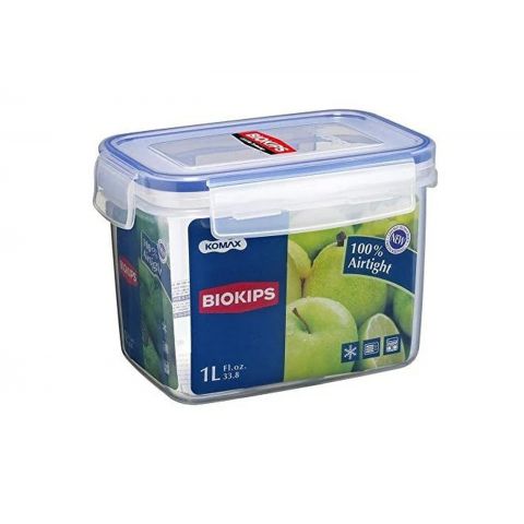Komax Rectangle Plastic Food Container 1 L