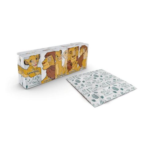 World Cart Lion King Handkerchiefs 4 Ply Tissue 10 x 9 Tissues