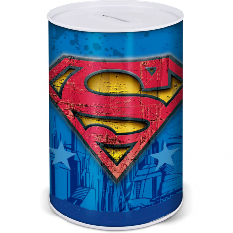 Stor Metallic Bank Superman 15 X 10 X 10 Cm