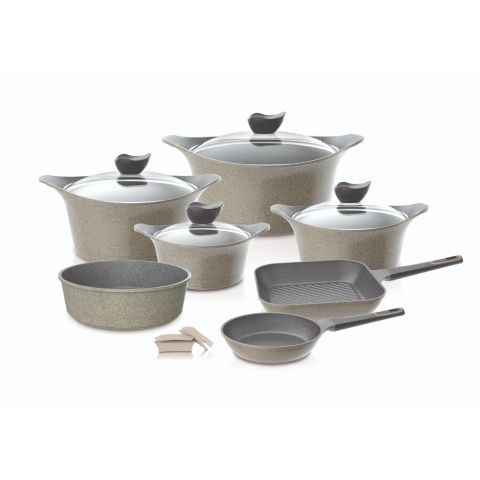 Neoflam Aeni 11 Pcs Cookware Set With Glass Lids 