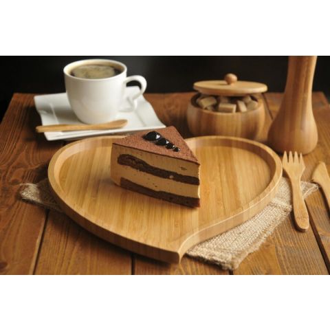 OMS Corazon Heart Shaped Wooden Tray 