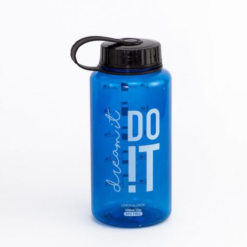 Lock & Lock Sports Helper Water Bottle 1 L - Blue 