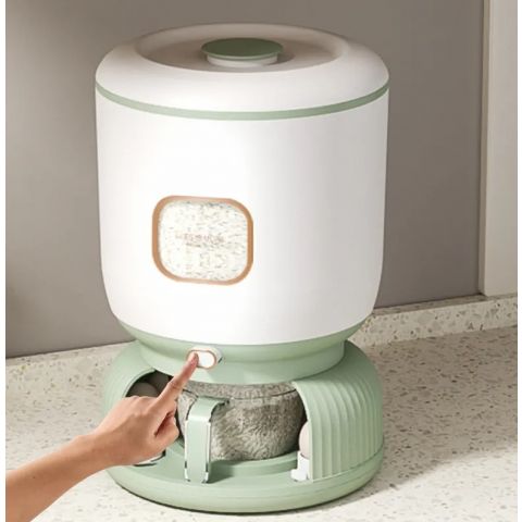 Large 10kg Rice Grain Cereal Dispenser & Storage Container 