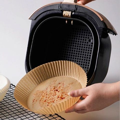 ورق المقلاة الهوائية من Mr. Chef مقاس 16 سم (صغير) 100 قطعة