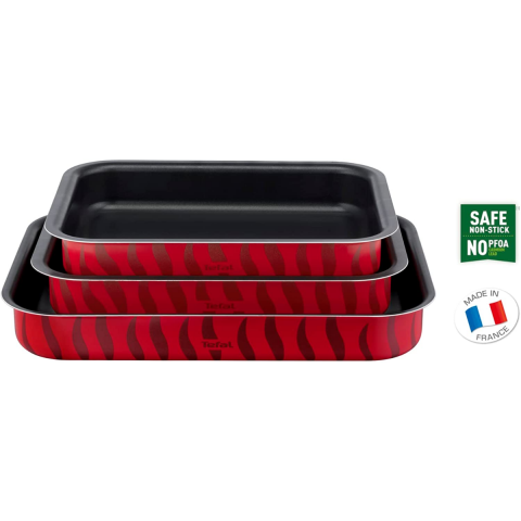 Tefal Tempo Flame Oven Dishes 3 Piece Set