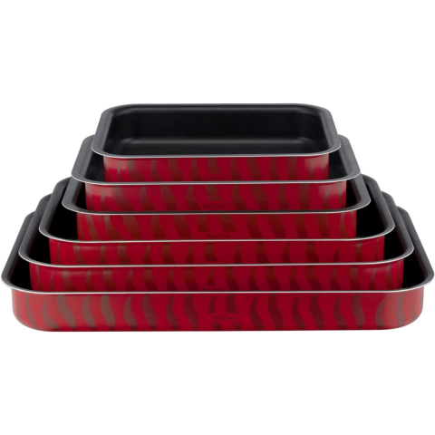 Tefal Tempo Flame Oven Dishes 6 Piece Set