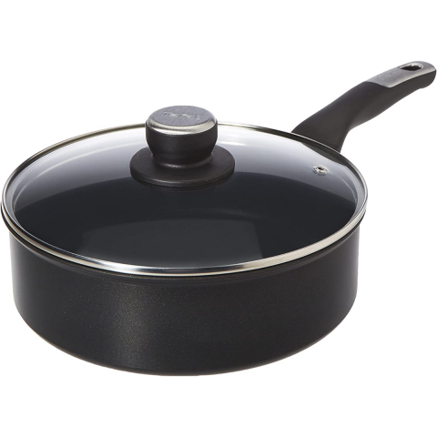 Tefal Unlimited Anti-Scratch Saute-Pan with Glass Lid