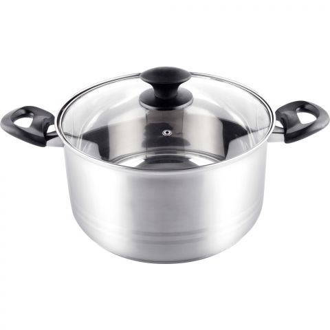 Lamart Leger Stainless Steel Pot with Glass Lid