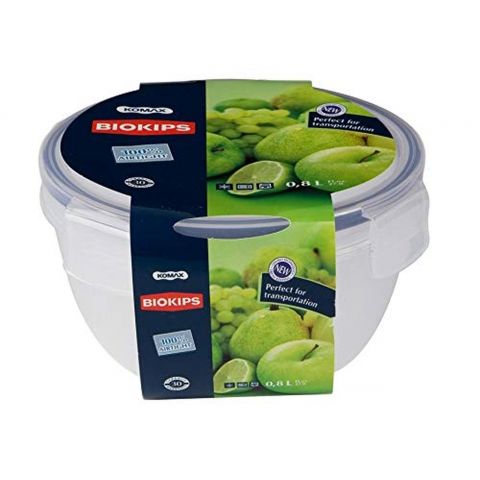 Komax Round Plastic Food Container 0.8 L