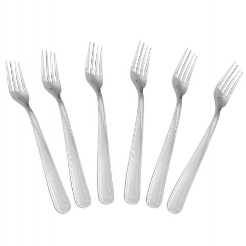 Hamilton Merit Stainless Steel Table Fork 6 Pieces