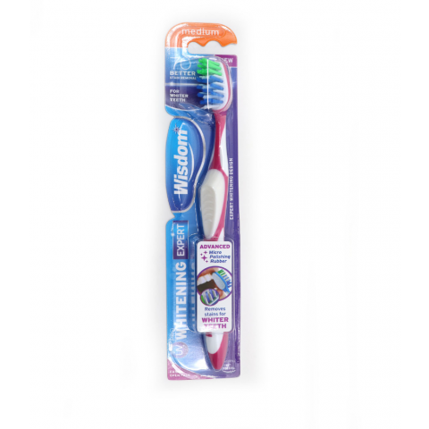 Wisdom Whitening Expert Single Toothbrush - Medium