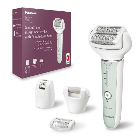 Panasonic Wet & Dry Cordless Epilator, 4 Attachements