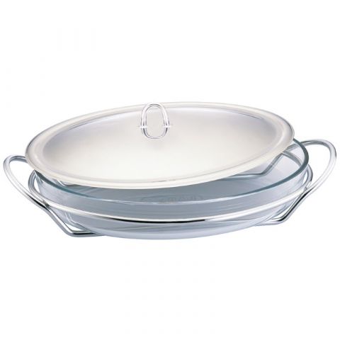 Berlinger Haus Oval Food Warmer with Stainless Steel Lid 2.4 L 