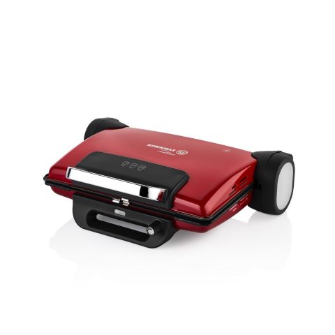 Korkmaz 1800W Tostema Maxi Grill & Toaster with Granite Plate-Red