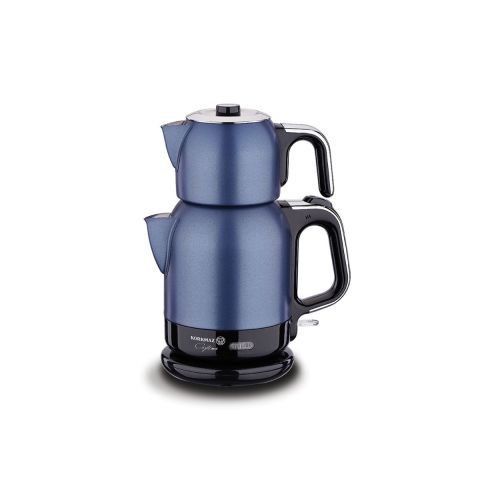 Korkmaz Electrical Tea Kettle Teapot 0.9 Ltr Heater 1.7 Ltr 18/10 Stainless Steel 1600 Watts