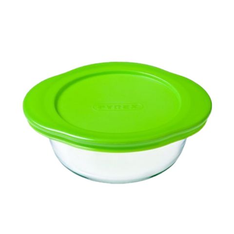 Pyrex Round Dish With Green Lid