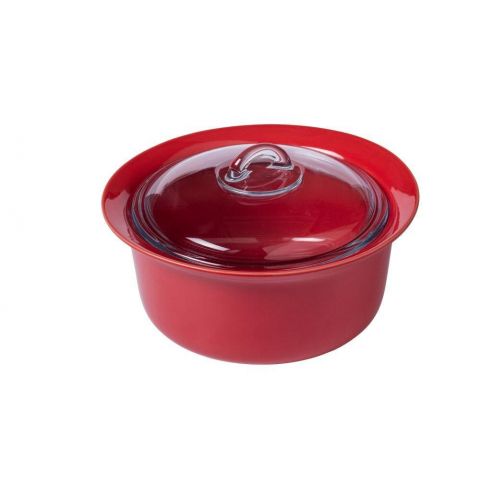 Pyrex Round Casserol 2.5L Red 