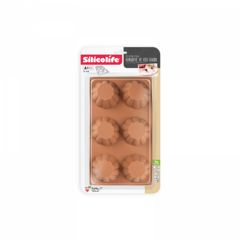 Silicolife Shamrock Shape Muffin Mold Of 6 Pcs