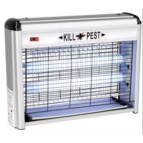 Electric Lamp Insect Killer & Bug Fly Zapper with UV-A Double Tube & Chain for Hanging - 20W/30W/40W