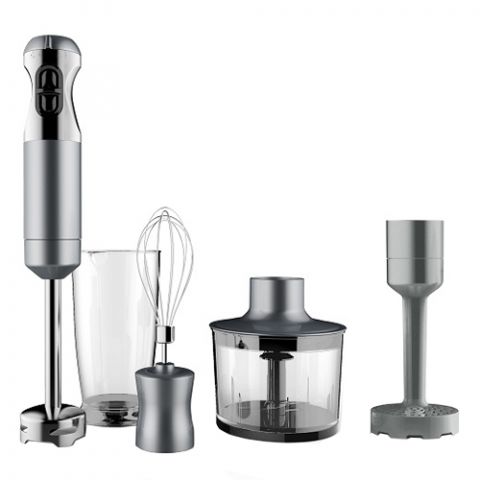 ORCA - Hand Blender Set, Stainless Steel Blades, 400W - Silver