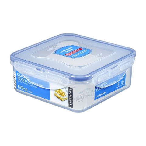 Lock & Lock Square Food Container with Locking Lid 870 ml