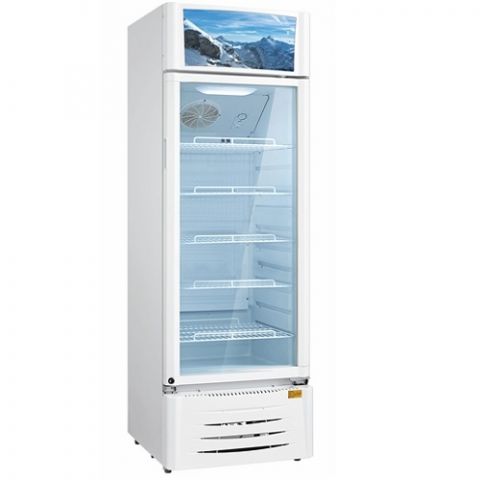 Midea Single Door Commercial Refrigerator 14.5 Cu.Feet 411 L - White