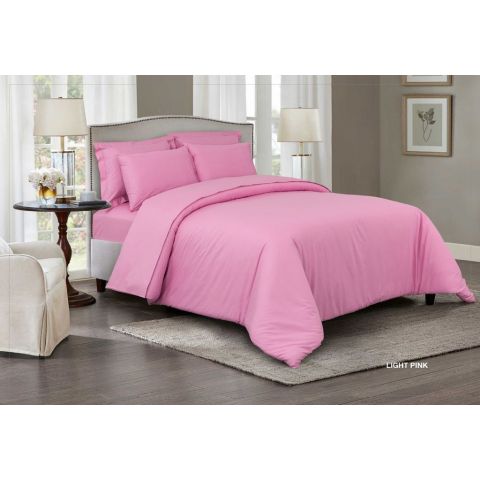 Cannon Plain Comforter Set 4 Pcs 168 × 218 cm