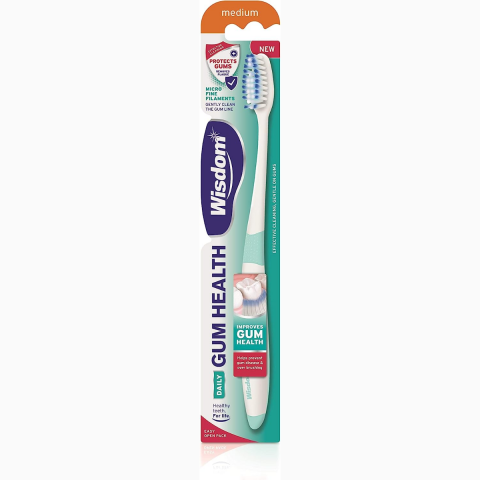 Wisdom Gum Health Defence Toothbrush - Medium