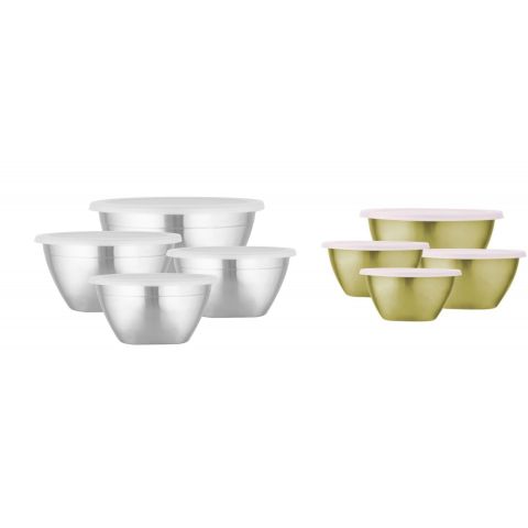 Stainless Steel Kitchen Mixing Bowl Set of 4 