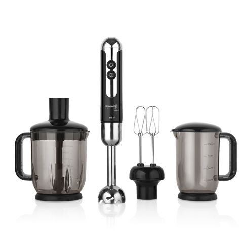 Korkmaz Blender Set Hopper Bowl Capacity: 1500 Ml Measuring Cup: 1000 Ml 850 Watts Black 