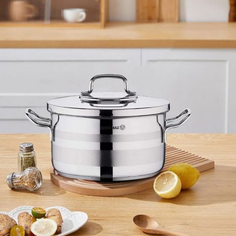 Korkmaz Astra2 Stainless Steel Casserole