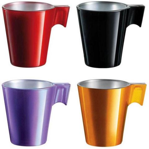 Luminarc Flashy Longo Cup Set 220 ml - 4 Pcs