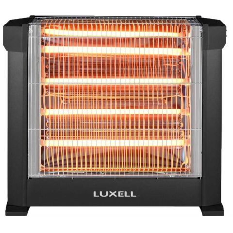 Luxell 2250W Quartz Heater 3Tubes - Black