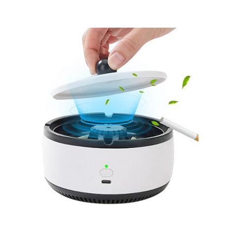 Advanced Smokeless Indoor Air Purifier Ashtray with Intelligent Smoke Capture